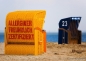 Preview: Reiseschlafsack Allergikerfreundlich zertifiziert auf Strandkorb